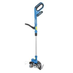 Hyundai 20V Cordless Grass Trimmer Strimmer 30cm Cut 2.0Ah Battery Charger