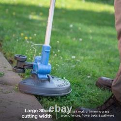 Hyundai 20V Cordless Grass Trimmer Strimmer 30cm Cut 2.0Ah Battery Charger