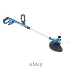 Hyundai 20V Cordless Grass Trimmer Strimmer 30cm Cut 2.0Ah Battery Charger