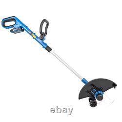 Hyundai 20V Cordless Grass Trimmer Strimmer 30cm Cut 2.0Ah Battery Charger