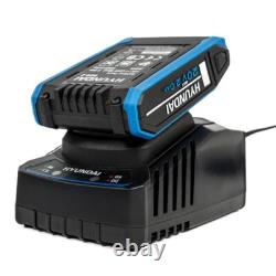 Hyundai 20V Cordless Grass Trimmer Strimmer 30cm Cut 2.0Ah Battery Charger