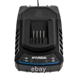 Hyundai 20V Cordless Grass Trimmer Strimmer 30cm Cut 2.0Ah Battery Charger