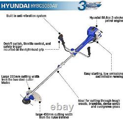Hyundai 50.8cc Anti-Vibration Grass Trimmer / Brushcutter HYBC5080AV