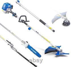 Hyundai 52cc Petrol 5 in 1 Garden Multi Tool Strimmer Hedge Trimmer Saw