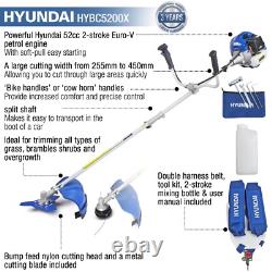 Hyundai 52cc Petrol Grass Trimmer / Brushcutter HYBC5200X