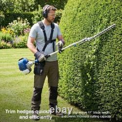 Hyundai Garden Multi Tool 5-in-1 Grass Trimmer Brushcutter Hedge Trimmer Petrol
