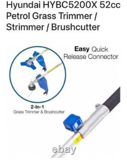 Hyundai HYBC5200X 52cc Petrol Grass Trimmer / Strimmer / Brushcutter