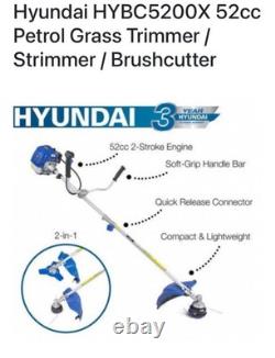 Hyundai HYBC5200X 52cc Petrol Grass Trimmer / Strimmer / Brushcutter