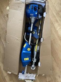 Hyundai HYBC5200X 52cc Petrol Strimmer/Brushcutter Silver/Blue