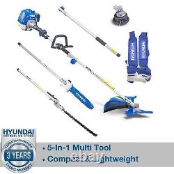 Hyundai HYMT5200X 2 Stroke 5in1 Multi Tool Garden Hedge Trimmer Chainsaw Petrol