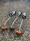 Job Lot Of 3 Stihl Fs Petrol Strimmers Spares Or Repairs
