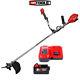 Milwaukee M18fbcu 18v Cordless Fuel Brush Cutter With 1 X 5ah Battery & Charger