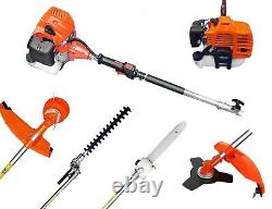 Multi Function 5 in 1 Garden Tool BrushCutter, Grass Trimmer, Chainsaw, Hedge