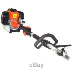 Multi Function Garden Tool 4in1 Petrol Strimmer Brush Cutter Chainsaw sweeper