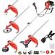 Multi Garden Tool 5in1 Petrol Strimmer Grass Line Trimmer Cutter Sweeper Brush