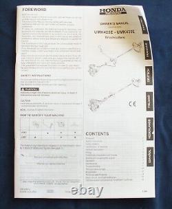 New In Box Honda UMK 435 LE Loop Handle 4 Stroke Petrol Brushcutter Strimmer