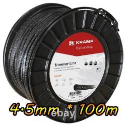 Nylsaw Strimmer Line 4.5mm x 100m SHARP SPIKY Brush Cutter Trimmer Cord