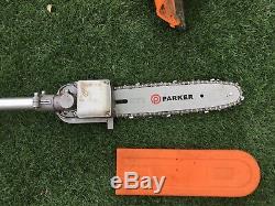 Parker 52cc 5 in 1 Garden Tool Brush /grass Cutter, Chainsaw, & Hedge Cutter