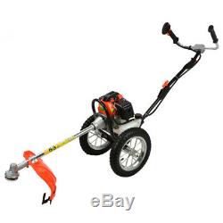 Petrol 2 Wheeled Brush Cutter Grass Strimmer 3 HP 2-Stroke Strong / KIT