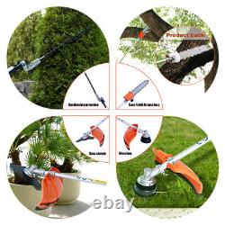 Petrol 5in1 Multi Garden tool hedge trimmer strimmer Brushcutter 52cc Chainsaw