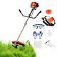 Petrol Backpack Brush Cutter Strimmer Grass Trimmer Garden 52cc 2 Stroke Kit