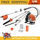 Petrol Backpack Strimmer Brush Cutter Chainsaw Hedge Trimmer Garden 5 In 1 52cc