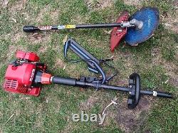 Petrol Brush Cutter Weed Wacker Disc Cutter Blitz Trimmer Heavy Duty 2 Stroke