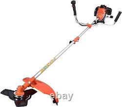 Petrol Grass Trimmer Brush Cutter 52cc Gas Powered-Home Garden 2.2KW 7500RPM