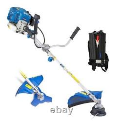 Petrol Grass Trimmer, Brushcutter Hedge Row Strimmer 52cc 2 Stroke Hyundai