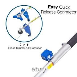 Petrol Grass Trimmer, Brushcutter Hedge Row Strimmer 52cc 2 Stroke Hyundai