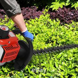 Petrol Hedge Trimmer 26cc 600mm Blades Brush Cutter Blade Double Sided UK