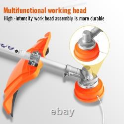 Petrol Strimmer Garden Grass Trimmer 52cc 2IN1 Brushcutter Weed Eater Strimmer