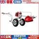 Petrol Wheeled Brush Cutter New 2-stroke Grass Split Shaft 2 In 1 Heavy Duty