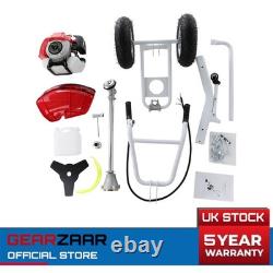 Petrol Wheeled Brush Cutter Professional Grass Handles high-performance New