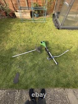 Powerbase Cordless Brush Cutter Strimmer 34cm 40V Homebase Garden