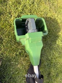 Powerbase Cordless Brush Cutter Strimmer 34cm 40V Homebase Garden