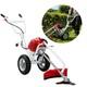 Profi-52cc 2-stroke Wheeled Petrol Brush Strimmer Grass Weed Trimmer Cutter New