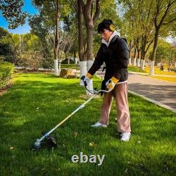 SGS 4pc Garden Petrol Tool Set 53cm Lawnmower, 52cc Strimmer/Brush Cutter & Oils