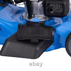 SGS 4pc Garden Petrol Tool Set 53cm Lawnmower, 52cc Strimmer/Brush Cutter & Oils