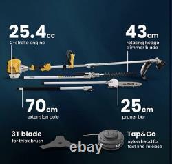 STIGA MT 330 5-in-1 Petrol Multi Tool 25.4cc Brushcutter Hedge Trimmer Pruner