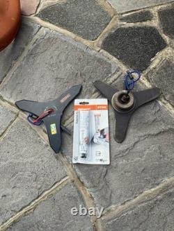 STIHL FS400 Petrol 2-Stroke Brush Cutter with Shoulder Strap & String Trimmer