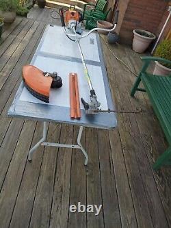 STIHL FS90 Brush Cutter with Strimmer and Hedge/Reed Cutter heads (2 heads)