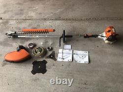 STIHL FS90 Brush Cutter with Strimmer plus Hedge/Reed Cutter head & accessories