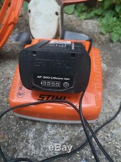 STIHL-FSA 90 STRIMMER BATTERY BRUSH CUTTER, include charger and Faulty battery