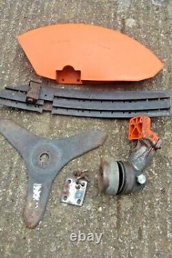 STIHL FS 160/FS180/ BRUSHCUTTER GEARBOX/GEAR HEAD+GUARD & Blade ETC