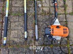 STIHL KM 130 Professional Combi Set. Strimmer, Long reach hedge cutter Pole saw