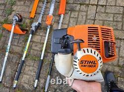STIHL KM 130 Professional Combi Set. Strimmer, Long reach hedge cutter Pole saw