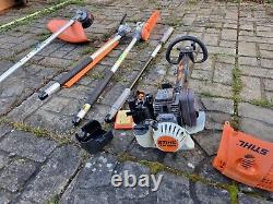 STIHL KM 130 Professional Combi Set. Strimmer, Long reach hedge cutter Pole saw