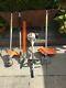 Stihl Kombi Km55 With Long Reach Hedge Trimmer + Strimmer + Brush Cutter Attachm