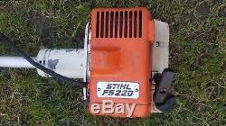 Stihl FS220 Petrol Strimmer Brushcutter. Good Working Order. Free Postage